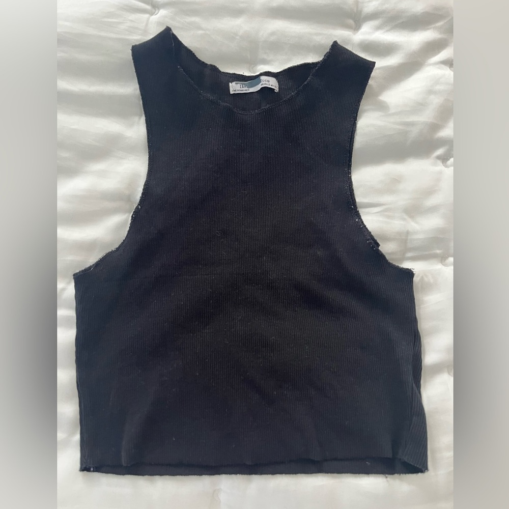 Zara Black Tank Top